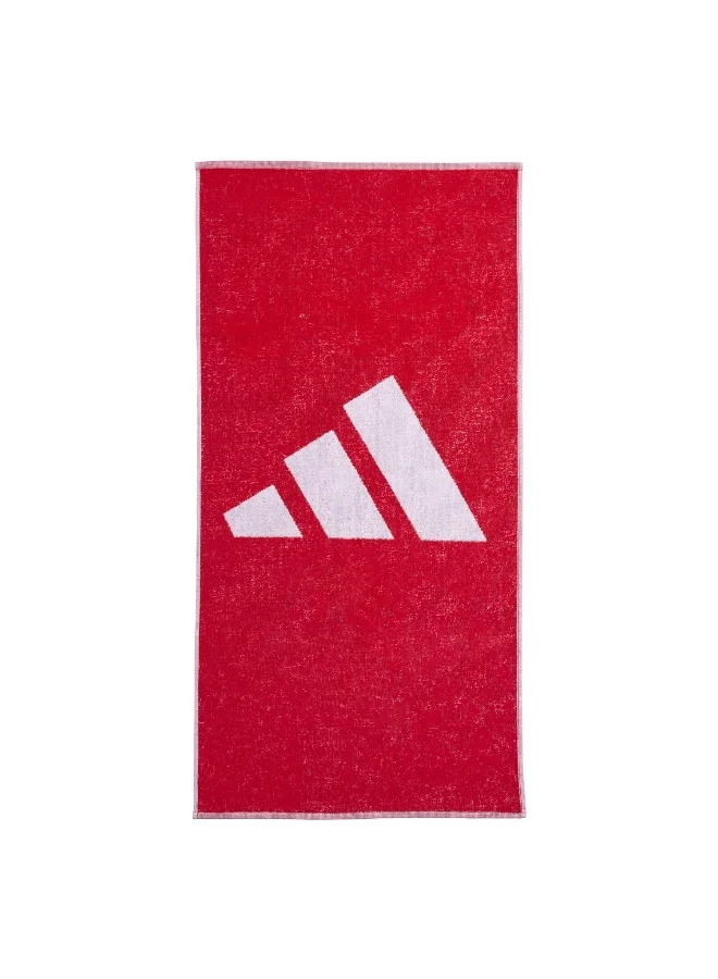 Adidas Adidas 3Bar Towel Smal U Red Swim Apparel Accessories For Men & Women