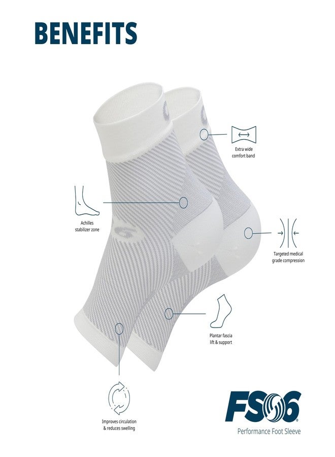 OS1st FS6 Plantar Fasciitis Foot Sleeves (One Pair) for Plantar Fasciitis Pain, Heel and Arch Pain, and Arch Support - Image 3