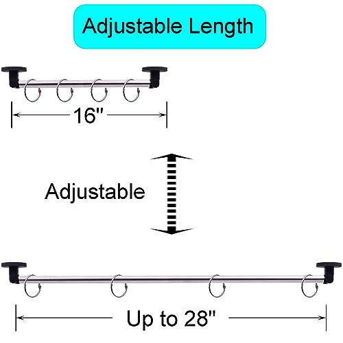 YYST-Type B 29" Ceiling Magnetic Anchor Chart Holder Magnetic Flip Calendar Holder Sign, Banner Holderfor Kids Crafts, Picture, Anchor Charts, Posters W Magnets (W - O Rings -1) - Image 2