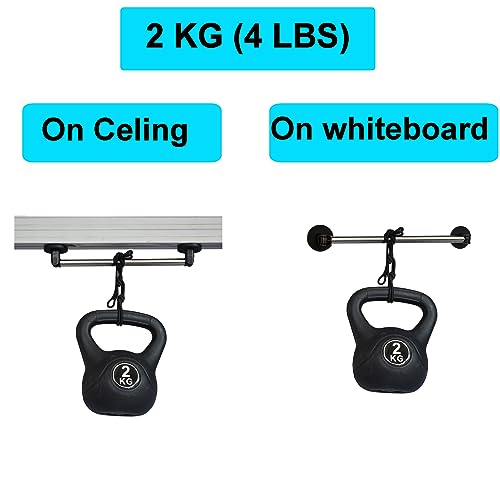 YYST-Type B 29" Ceiling Magnetic Anchor Chart Holder Magnetic Flip Calendar Holder Sign, Banner Holderfor Kids Crafts, Picture, Anchor Charts, Posters W Magnets (W - O Rings -1) - Image 4