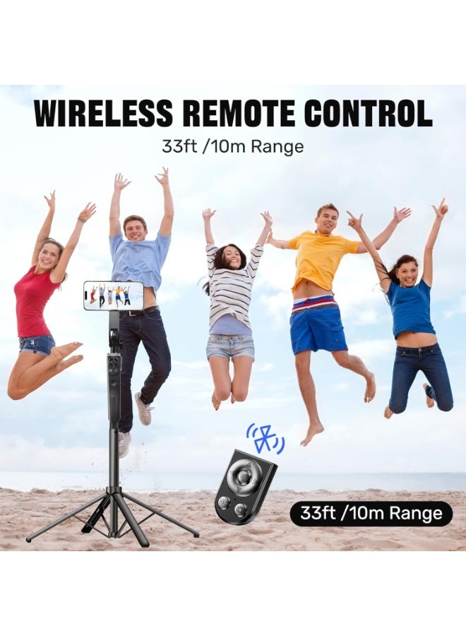 C12 Smart Selfie Stick with AI Tracking, 360° Rotation, Bluetooth Remote, and 1.8M Stable Tripod Stand - Image 4