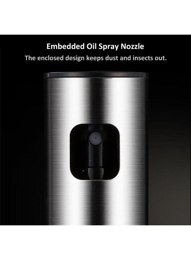 YY-ريشير بخاخ زيت، زجاجة زيت زيتون شفافة سعة 100 مل، زجاجة رذاذ زيت زجاجية للطبخ والقلي والشواء والقلي الهوائي - Image 3