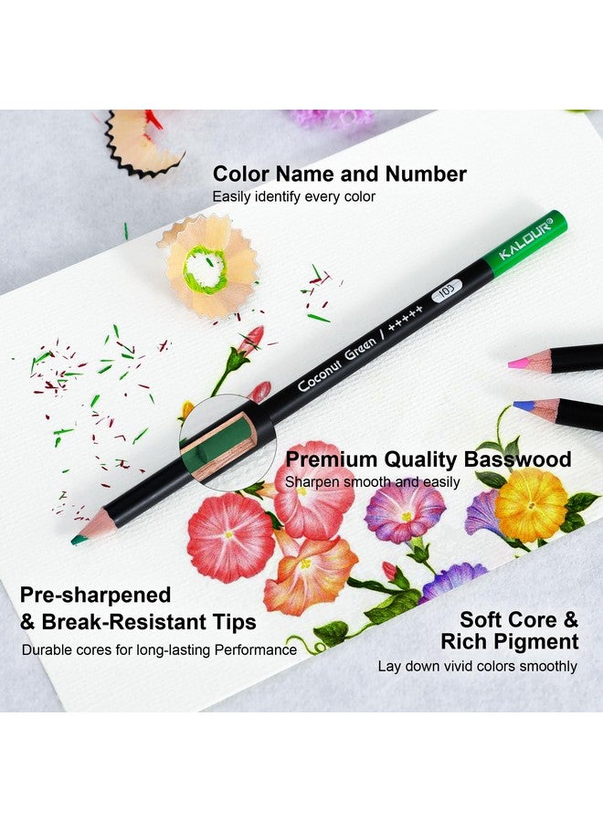 KALOUR 72 Count Colored Pencils for Adult Coloring Books, Soft Core,Ideal for Drawing Blending Shading,Color Pencils Set Gift for Beginners Artists - Image 3
