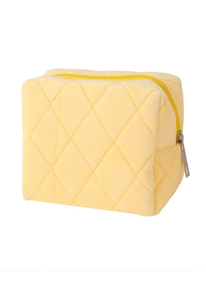 HABUAETY Makeup Bag Small Cosmetic Bags for Purse Women Girls Y2k Checkered Simple Make Up Pouch - Image 1
