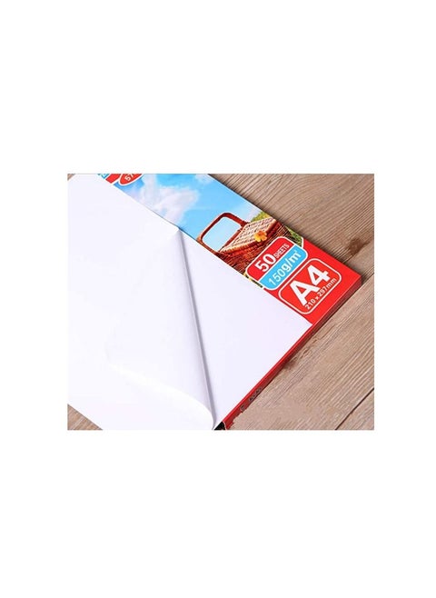 50 Sheets Pack Waterproof Super Glossy Photo Graphic print Sticker-A4 Size [EZOS-ST026A]