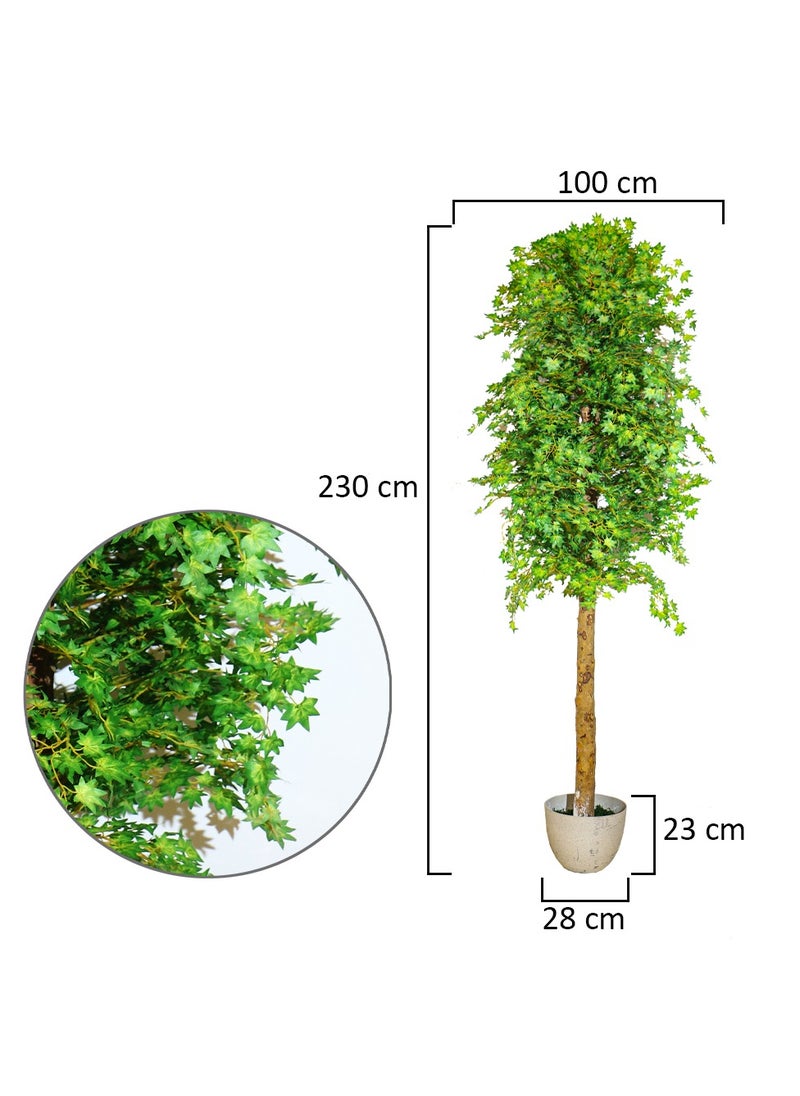 YATAI Artificial canada Leaf Plant About 2.3 Meters – Artificial canada Leaf Tree With Plastic Pot – Plants For Home Indoor Artificial Tree Outdoor Fake Plants For Balcony – Artificial Plants Outdoor - pzsku/ZAA4C6548C30D6ECBBF28Z/45/_/1704537249/c50d4974-2107-45e4-83f7-c6b6f7753260