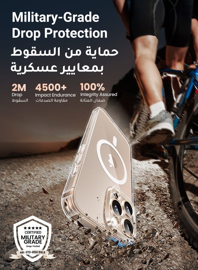 iPhone 16 Pro Max Case Magsafe, Strong Magnet, Upgraded Delay Yellowing, iPhone 16 Pro Max Cover, Military-Grade Protection, Scratch-Resistant, iPhone 16 Pro Max Cover Magnetic Compatible with Magsafe - Image 4