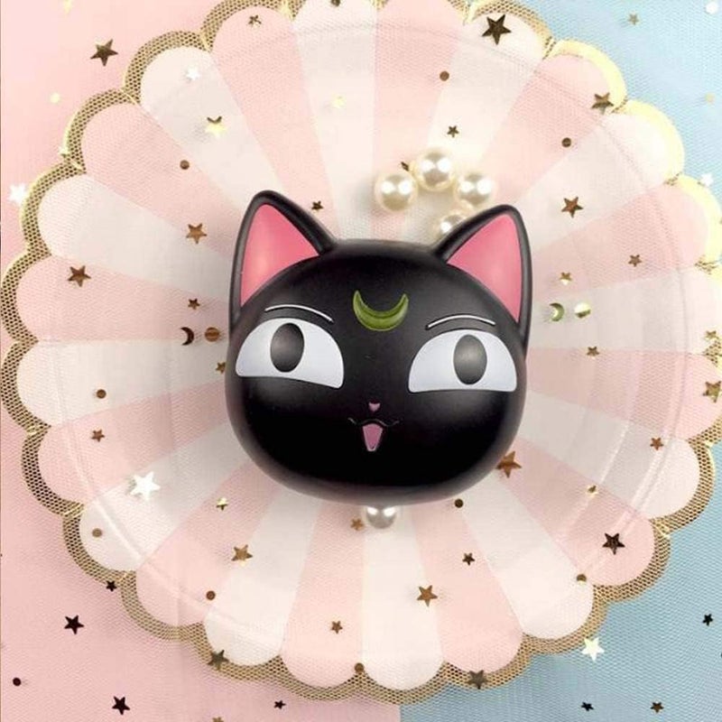 VIUJUH VIUJUH Anime Cute Cat Contact Lens Case Travel Box Container Care Kit Mirror Bottle  Tweezers Container Holder  - Image 5