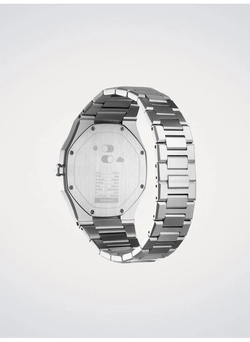 دي وان ميلانو ساعة كرونوغراف فائقة النحافة UTBJ43 جديدة لم تُستخدم 40mm - Image 4