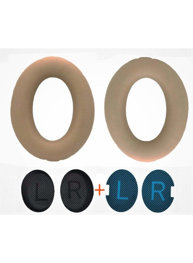 Luckvan Replacement Ear Pads for Bose Headphone Ear Cups for QuietComfort 15 25 35 QC2 Bose QC15 QC25 QC35,QC35II AE2,AE2i, AE2w, SoundTrue, SoundLink(Around-Ear) Headphones (Apricot) - Image 5
