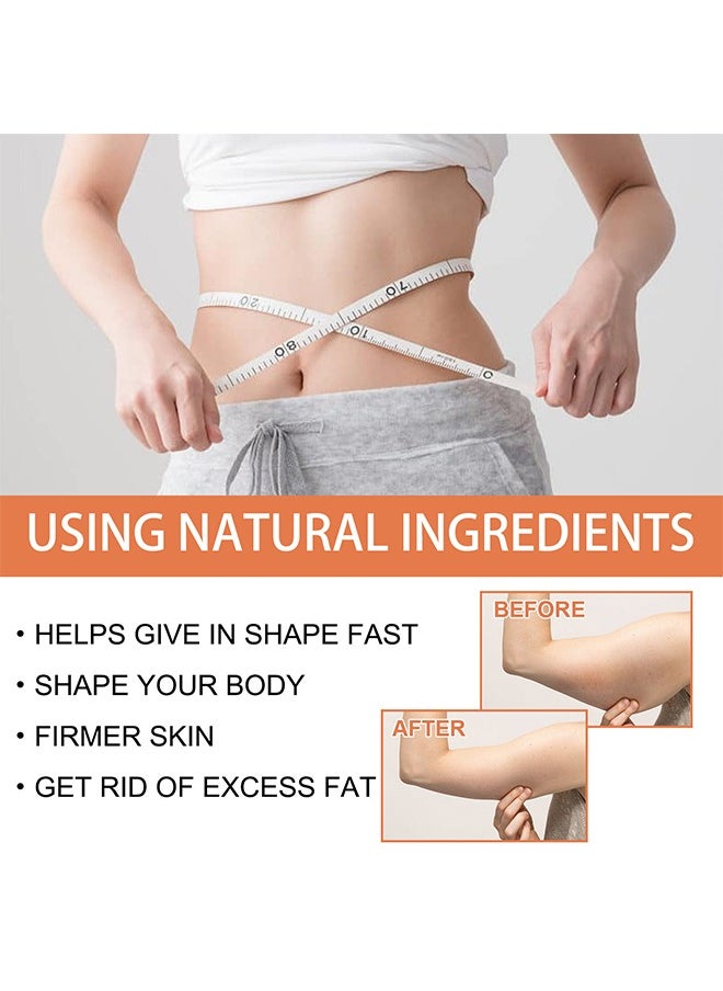 West&Month Hot Slimming Cream，Flat Belly Firming Cream，Firm Body Firming & Contouring Cream，Firming Cream For Loose Skin 30g  - Image 4