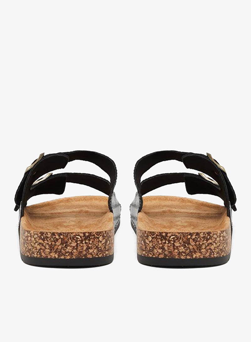 Styli Men Dual-Strap Buckle Detail Sandals - Image 4