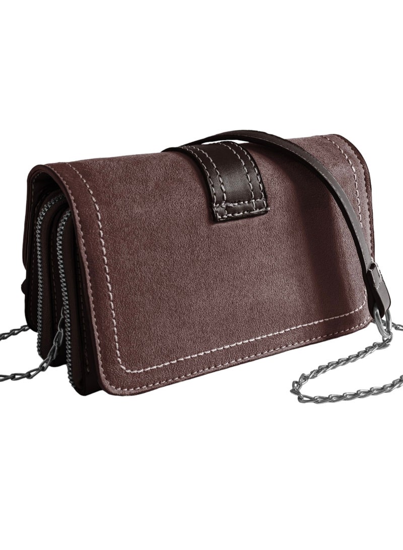 Color-Block (405) Crossbody Bags for Women Leather Cross Body Purses Cute Designer Handbags Shoulder Bag Medium Size  - Image 2