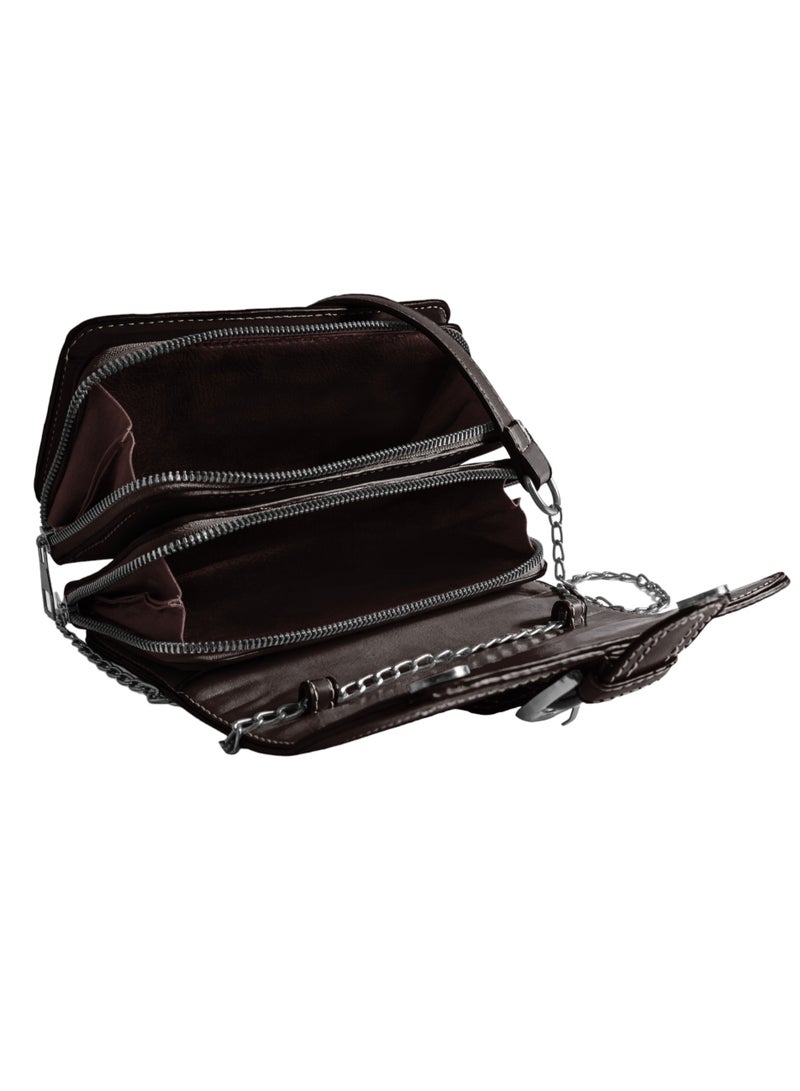 Color-Block (405) Crossbody Bags for Women Leather Cross Body Purses Cute Designer Handbags Shoulder Bag Medium Size  - Image 3
