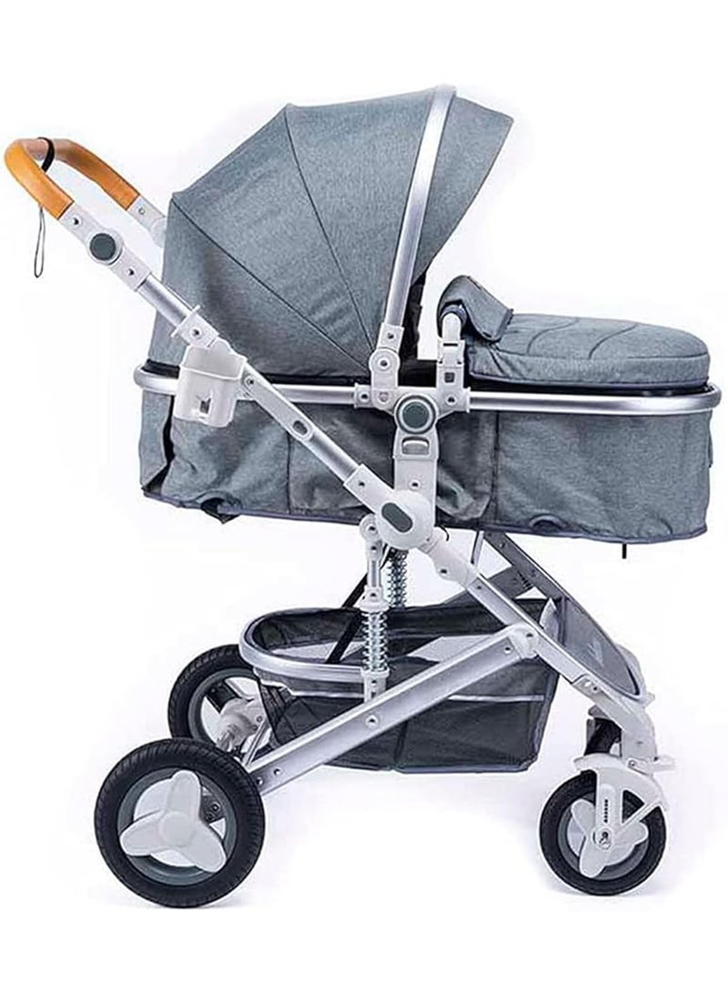 MONOGUE 3 in 1 Infant Baby Stroller with Reversible Seat and Adjustable Canopy - Image 1