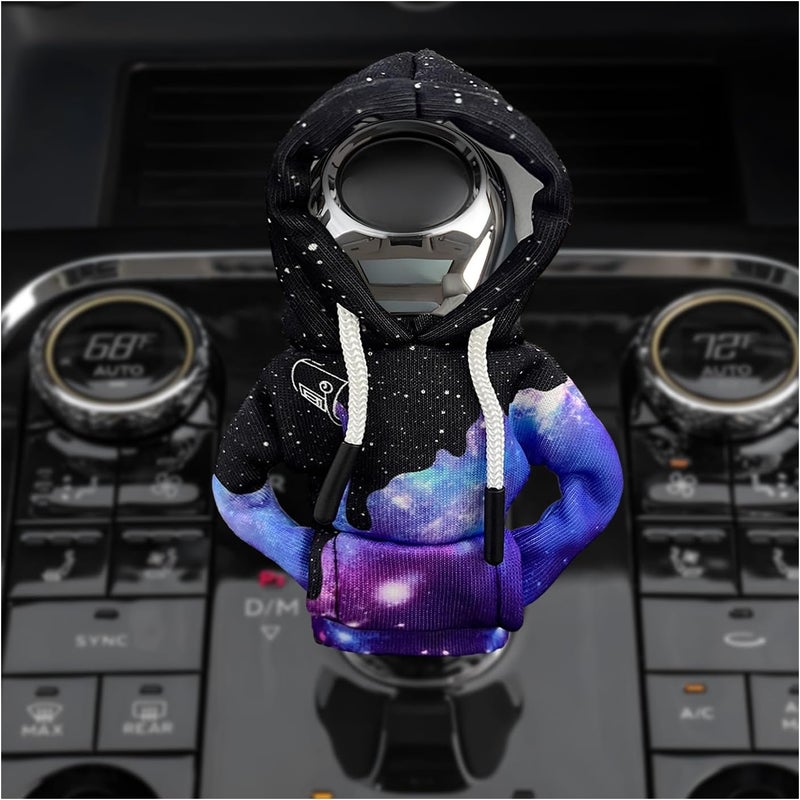 Yourkar Car Shift Knob Hoodie Cover - Starry Sky - Image 1