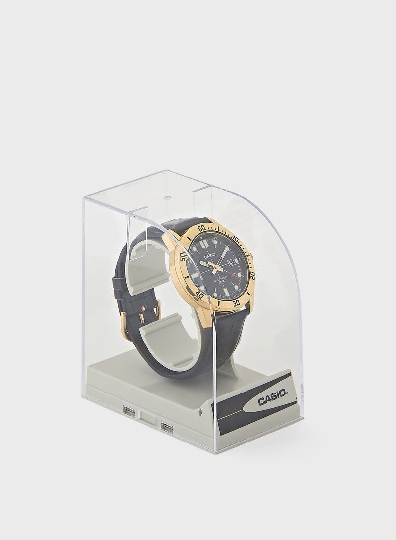 كاسيو ساعة انالوج بنافذة للتاريخ - Image 5