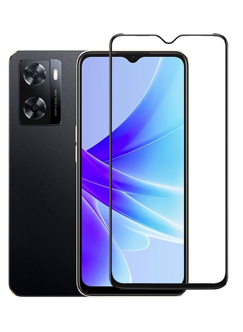 OPPO A77s Screen Protector Tempered Glass 9H Anti-Scratch Shatterproof HD Edge to Edge Full Coverage Film 6.56 inch - Image 1