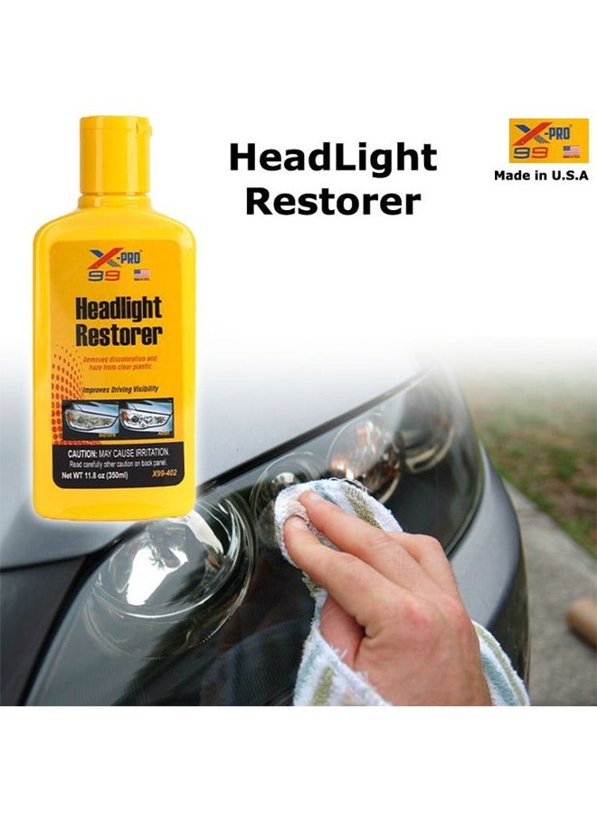 إكس برو ملمع ترميم المصابيح الأمامية X-Pro X99-401 سعة 350 مل - Image 3
