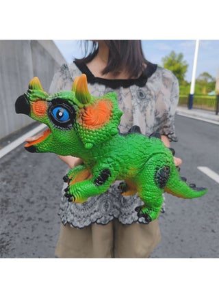 Super Large Triceratops Dinosaur Toy Simulation Animal Set Soft Glue Model Boy Child Baby Birthday-Color:Green Cute Triceratops-long 48cm High 22cm-with Sound - pzsku/ZAA4D549E8FDE0E7F1FCAZ/45/1745416719/ec1ceab4-2218-43fd-b33d-4a48394252e5
