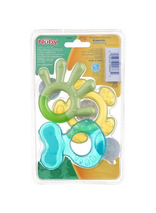 Nuby 3 Step Soothing Teether 3 Piece Set- Assorted Color - Image 2
