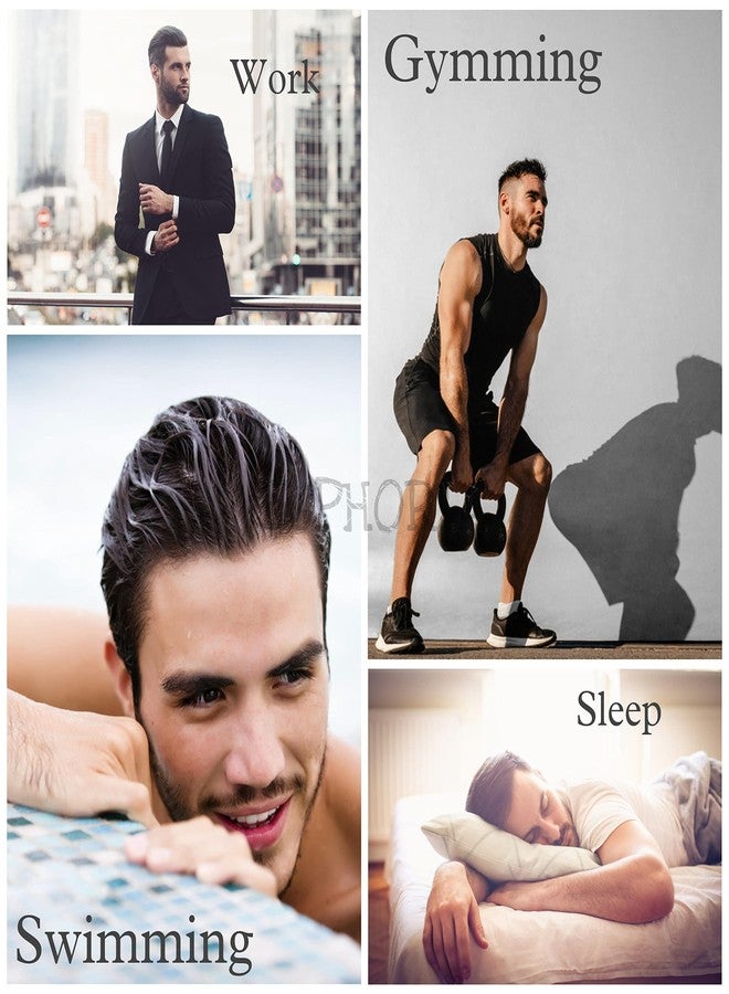 Euphoria® 10x8 ORIGINAL MONO Hair Patch for Men 100% Natural Brown Human Hair Wig Install with Hair Toupee Tape, Clips or Glue - Image 5