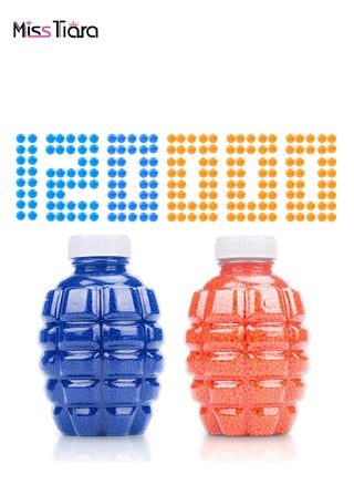 Blue/Orange/White