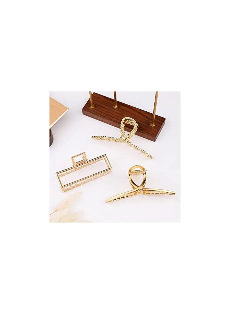 ORiTi 3 PCS Metal Large Hair Claw Clips for Thick Heavy Hair, Big Non-Slip Hair Catch Barrette Jaw Clamp, Strong Hold Claw Barrettes for Long Hair - Image 5