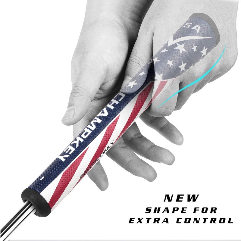 CHAMPKEY USA Pistol Golf Putter Grip | Comfortable Polyurethane and Lightweight Putter Grips (Midsize) - Image 3