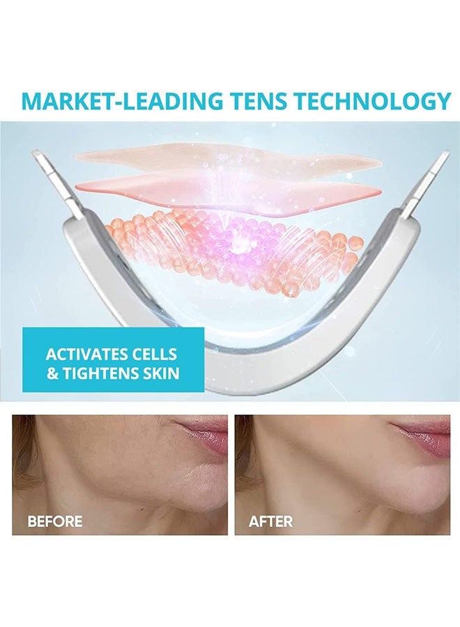 V شكل تدليك الوجه, آلة خفض الذقن المزدوجة الكهربائية مع 6 أوضاع و 12 مستويات كثافة, جهاز رفع الوجه التثبيت, جهاز رفع الوجه على شكل V, جهاز رفع الوجه على شكل V - Image 3