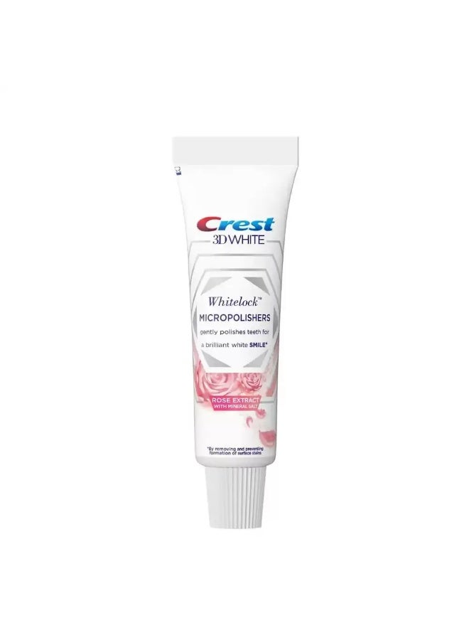 Crest 3D White Whitelock Micropolishers Toothpaste Rose Extract With Mineral Salt- 88ml