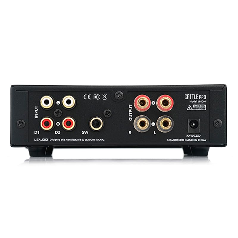 LEAUDIO Cattle PRO High Performance Class D Power Amplifier Two RCA inputs 2.1 subwoofer TPA3255 - Image 2