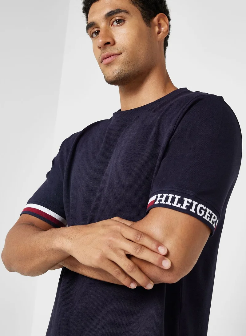 TOMMY HILFIGER Tipping Crew Neck T-Shirt