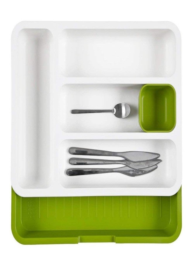 FAGVA Cutlery Tray Plastic Drawer Holder to Store Organize Spoons Toiletries for Home Kitchen Bed & Bathroom - Image 2