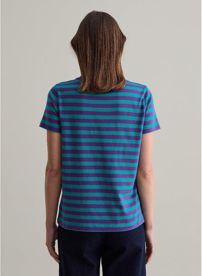 Ovs Striped T-shirt in Supima cotton - Image 3