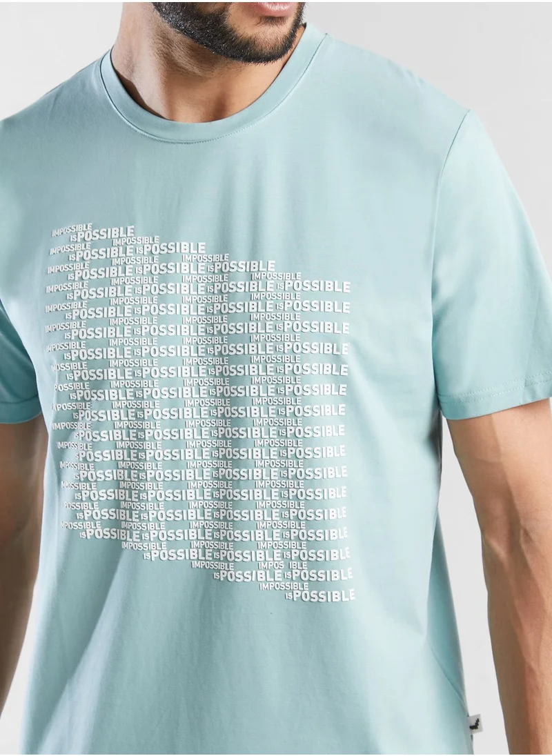 الإمارات Slogan Graphic T-Shirt