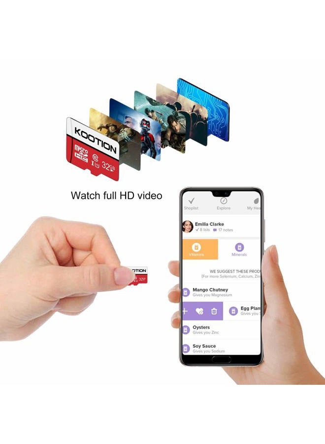Kootion بطاقات الذاكرة Micro SD من الفئة 10 سعة 32 جيجابايت (10 قطع) - Image 3