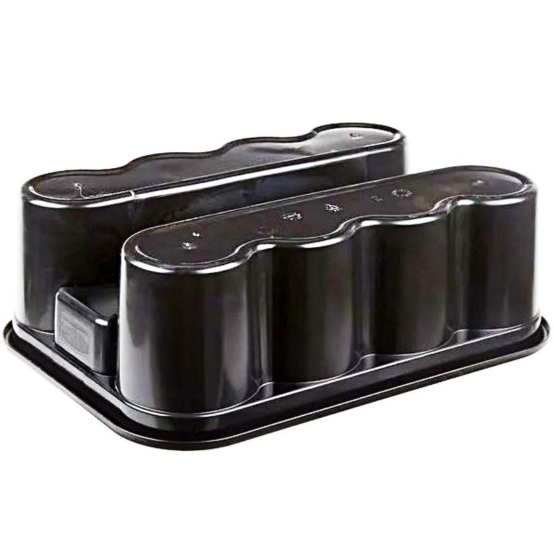 Rubbermaid حامل ربرمايد التجاري الفاخر لنقل القهوة والمشروبات الغازية ومنتجات التنظيف وزجاجات المياه باللون الأسود - Image 5