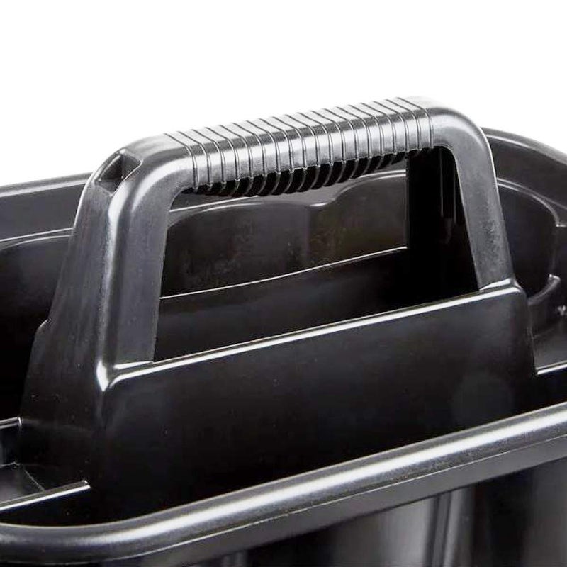 Rubbermaid حامل ربرمايد التجاري الفاخر لنقل القهوة والمشروبات الغازية ومنتجات التنظيف وزجاجات المياه باللون الأسود - Image 4