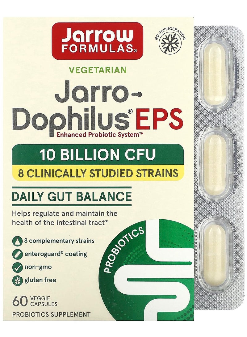 jarrow formulas Jarro-Dophilus EPS, 10 Billion CFU, 60 Veggie Capsules