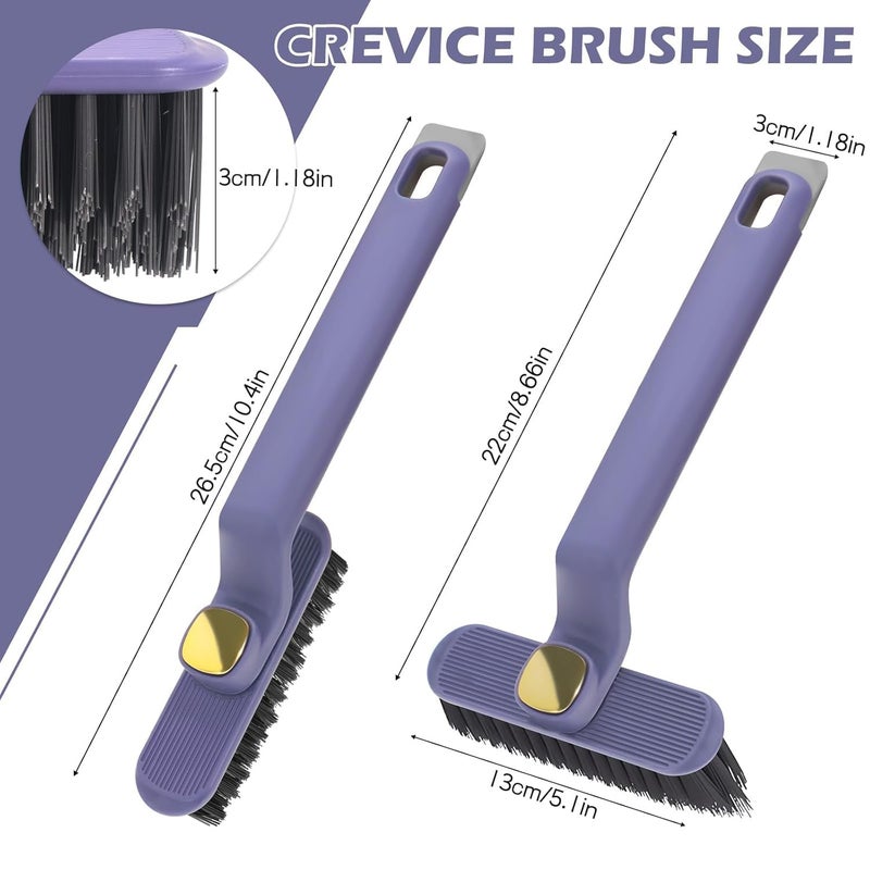 SIMESTICH Multi-Function Rotating Crevice Cleaning Brushes - Slim Design for Tight Spaces, No Dead Corners, Perfect for Bathroom and Hard-to-Reach Areas - Image 2