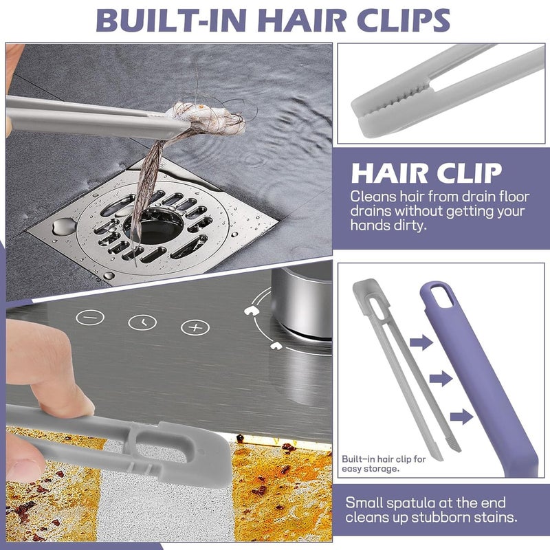 SIMESTICH Multi-Function Rotating Crevice Cleaning Brushes - Slim Design for Tight Spaces, No Dead Corners, Perfect for Bathroom and Hard-to-Reach Areas - Image 4