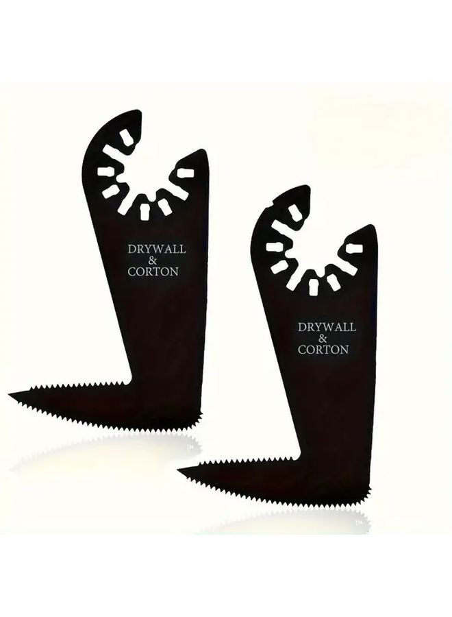 3pcs Heavy Duty Quick Release Vibrating Saw Blades Serrated Edge Metal Drywall Wood - Image 4