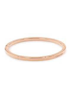 CALVIN KLEIN Calvin Klein Women's Rose Gold Hinge Bangle - 35000456  - Image 1