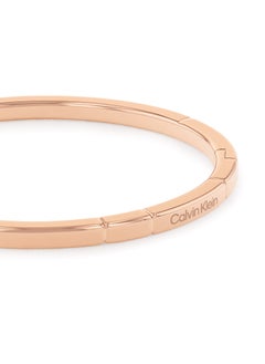 CALVIN KLEIN Calvin Klein Women's Rose Gold Hinge Bangle - 35000456  - Image 2