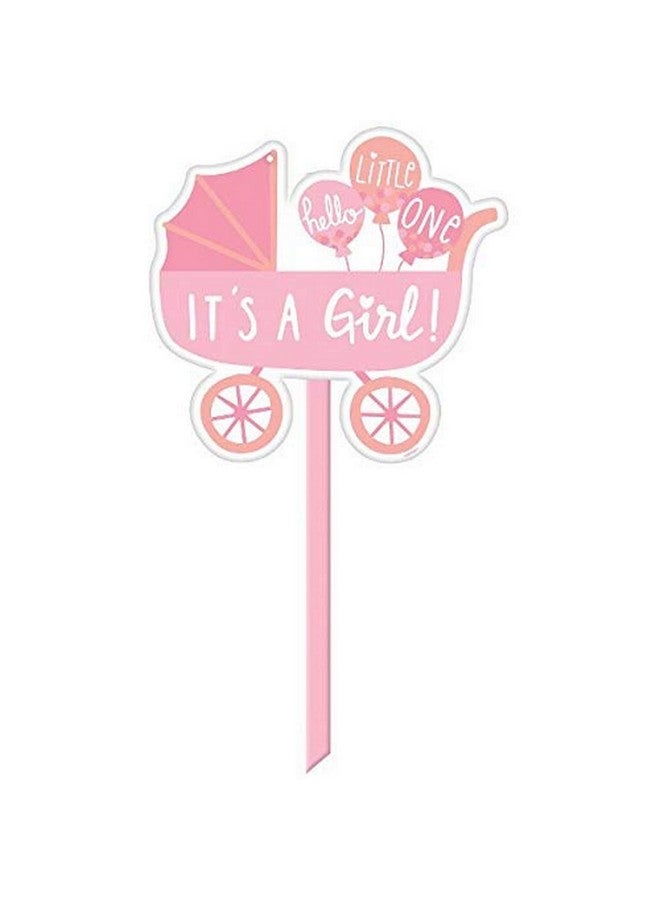 Amscan It'S A Girl Baby Girl Yard Sign - Image 2