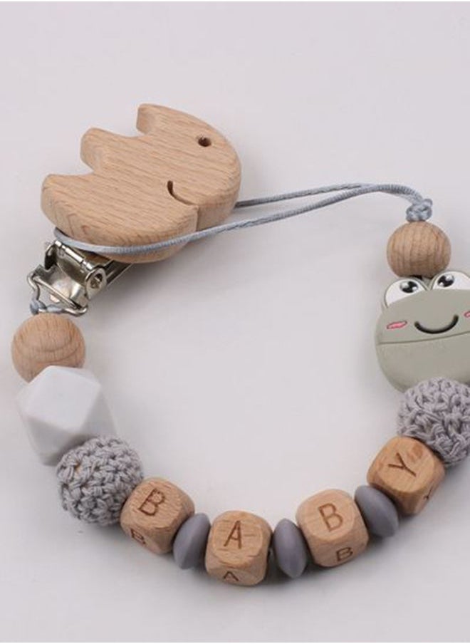 Gonice Eco-Friendly Teething Pacifier Clips Holder Chain - Assorted  - Image 5