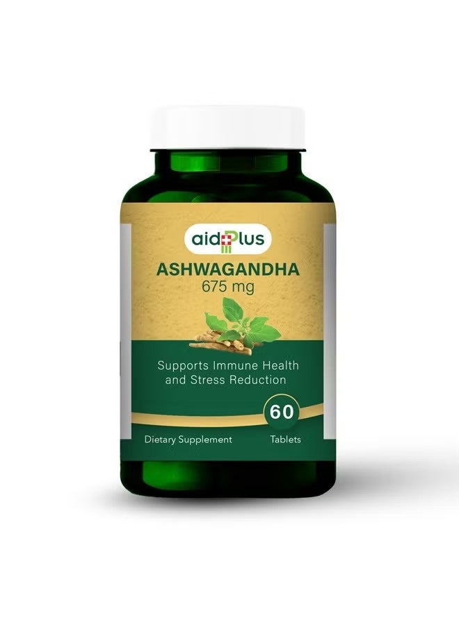 AID PLUS ASHWAGANDHA 675MG TAB 60S