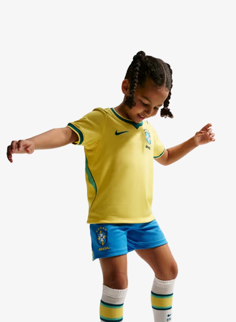 نايكي طقم منتخب البرازيل للأطفال للملعب الأساسي - Image 1
