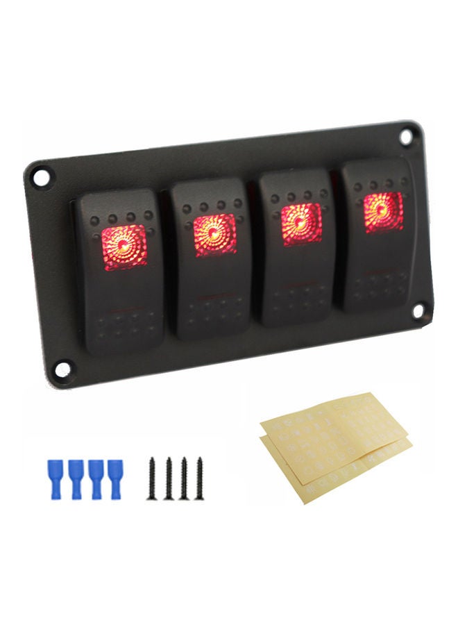 Loquat 4-Gang Rocker Switch Panel - Image 3